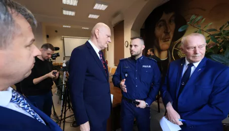 Podziękowania dla bohaterów akcji ratunkowej na Wiśle, 19.04.2024 r.