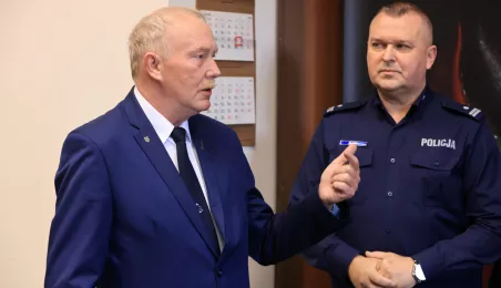 Podziękowania dla bohaterów akcji ratunkowej na Wiśle, 19.04.2024 r.