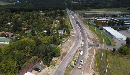 Przebudowa Szosy Okrężnej w sierpniu 2024