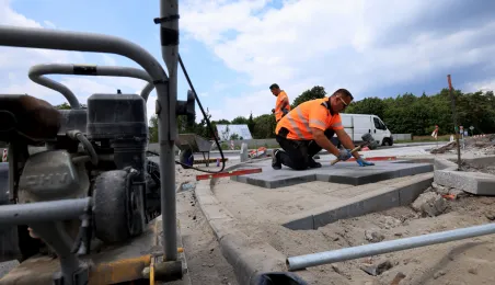 Przebudowa Szosy Okrężnej w sierpniu 2024