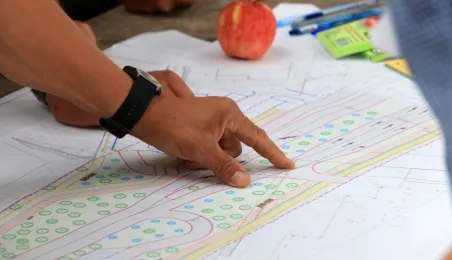 Spotkanie na targowisku miejskim