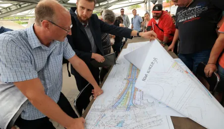 Spotkanie na targowisku miejskim