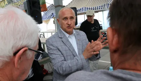 Spotkanie na targowisku miejskim