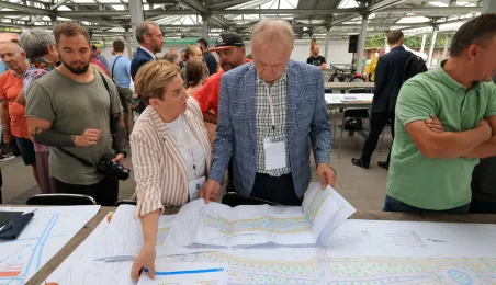 Spotkanie na targowisku miejskim