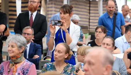 Spotkanie na targowisku miejskim