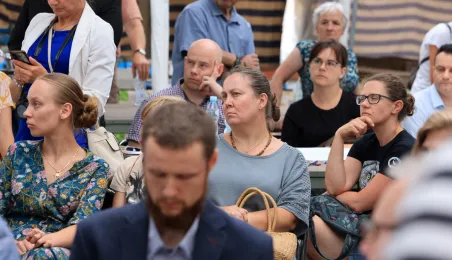 Spotkanie na targowisku miejskim