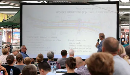 Spotkanie na targowisku miejskim