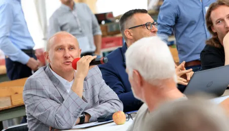 Spotkanie na targowisku miejskim