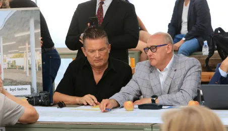 Spotkanie na targowisku miejskim