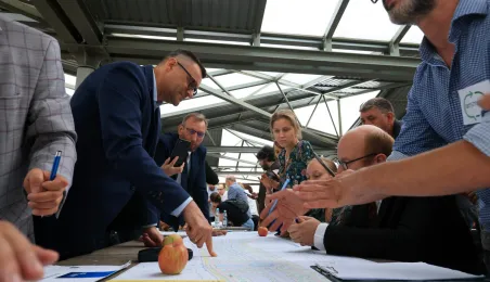 Spotkanie na targowisku miejskim