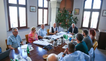 Spotkanie z kupcami ws. Trasy Staromostowej, 20.08.2024 r.