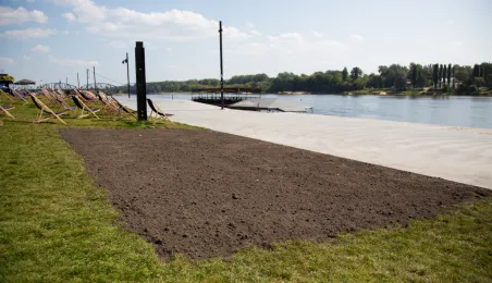 Usprawnianie bulwaru, sierpień 2024 r.