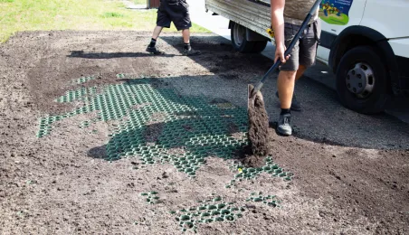 Usprawnianie bulwaru, sierpień 2024 r.