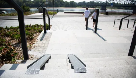 Usprawnianie bulwaru, sierpień 2024 r.