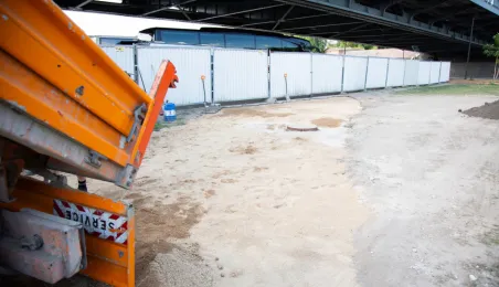 Usprawnianie bulwaru, sierpień 2024 r.