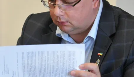 Przewodniczący RMT Łukasz Walkusz