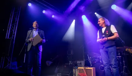 Grzegorz Minicz z medalem Gloria Artis, 12.09.2024 r.