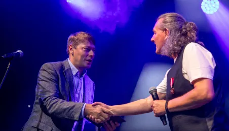 Grzegorz Minicz z medalem Gloria Artis, 12.09.2024 r.