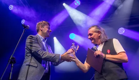 Grzegorz Minicz z medalem Gloria Artis, 12.09.2024 r.