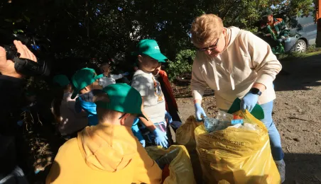 Sprzątanie świata w Szkole Podstawowej nr 24 w Toruniu