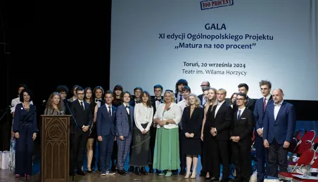 Toruński finał ogólnopolskiego projektu "Matura na 100 Procent"