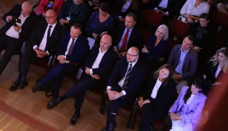 Goście honorowi sesji panelowej z ministrem Nitrasem