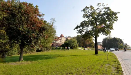 Teren badań archeologicznych przy Bramie Klasztornej