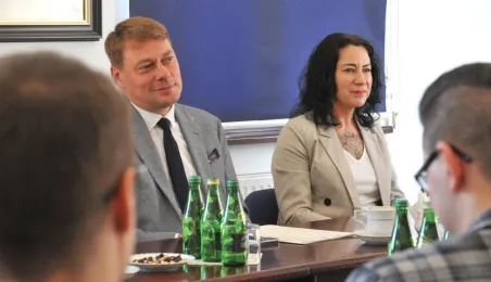 Spotkanie z dyplomatami z Litwy