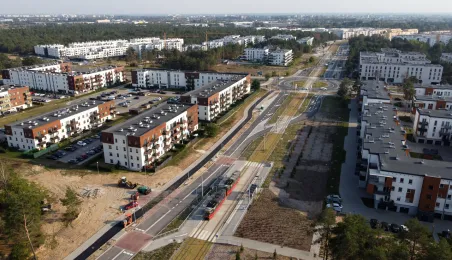 Osiedle Jar i budowa szkoły przy ul. Grasera z lotu ptaka, fot. Sławomir Kowalski