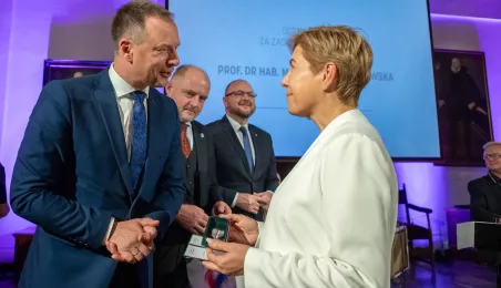 Wręczenie odznaczeń za zasługi dla turystyki - Magdalena Kachniewska