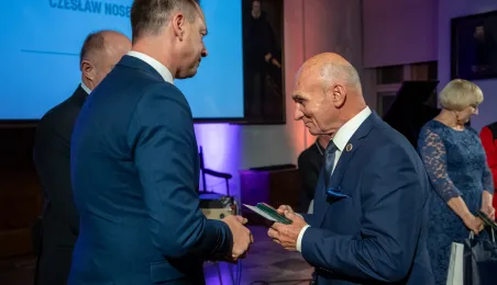 Wręczenie odznaczeń za zasługi dla turystyki - Czesław Nosewicz