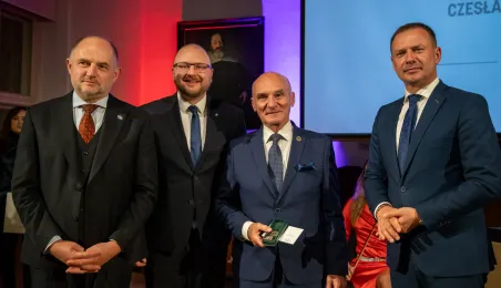 Wręczenie odznaczeń za zasługi dla turystyki - Czesław Nosewicz