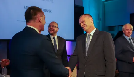 Wręczenie odznaczeń za zasługi dla turystyki - Adam Kowalkowski