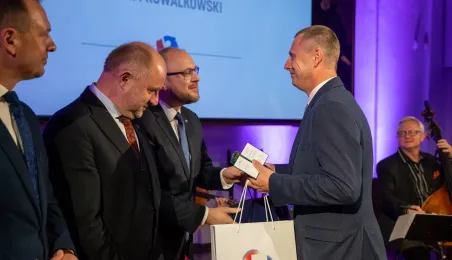 Wręczenie odznaczeń za zasługi dla turystyki - Adam Kowalkowski