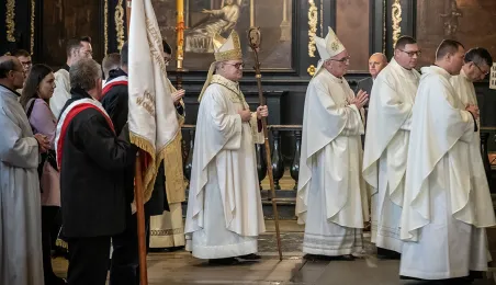Nabożeństwo z okazji poświęcenia bazyliki katedralnej pw. śś. Jana Chrzciciela i Jana Ewangelisty. 