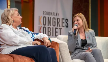 Wiceprezydentka Dagmara Zielińska podczas panelu o odwadze w samorządzie