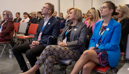 Uczestnicy konferencji „Instrukcja Obsługi Raka” w Centrum Innowacyjnej Edukacji w Toruniu