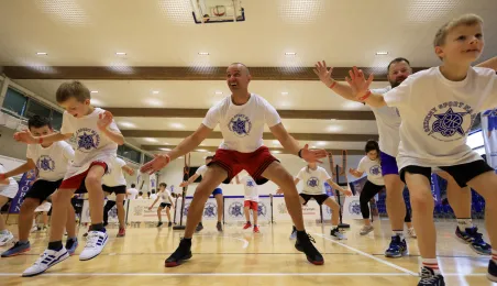 Trening z gwiazdami sportu