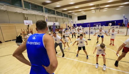 Trening z gwiazdami sportu