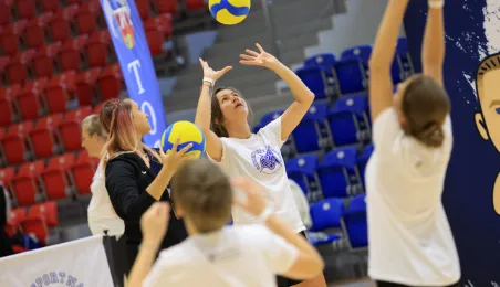 Trening z gwiazdami sportu