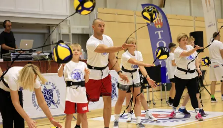 Trening z gwiazdami sportu