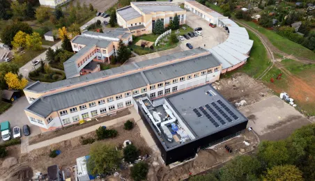 Basen rehabilitacyjny przy Zespole Szkół nr 19 na ukończeniu