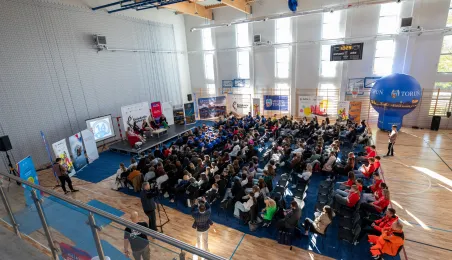 „Sport jest kobietą – Śniadanie Mistrzyń” - spotkanie w sali gimnastycznej SP14