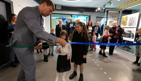 Uroczyste otwarcie wystawy pokonkursowej "Zawsze zielono, zawsze niebiesko"