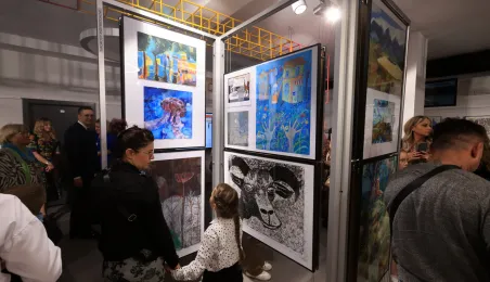 Uroczyste otwarcie wystawy pokonkursowej "Zawsze zielono, zawsze niebiesko"