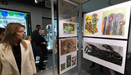 Uroczyste otwarcie wystawy pokonkursowej "Zawsze zielono, zawsze niebiesko"