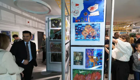 Uroczyste otwarcie wystawy pokonkursowej "Zawsze zielono, zawsze niebiesko"