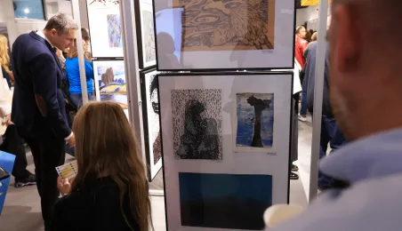 Uroczyste otwarcie wystawy pokonkursowej "Zawsze zielono, zawsze niebiesko"