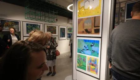 Uroczyste otwarcie wystawy pokonkursowej "Zawsze zielono, zawsze niebiesko"