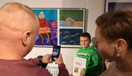 Uroczyste otwarcie wystawy pokonkursowej "Zawsze zielono, zawsze niebiesko"